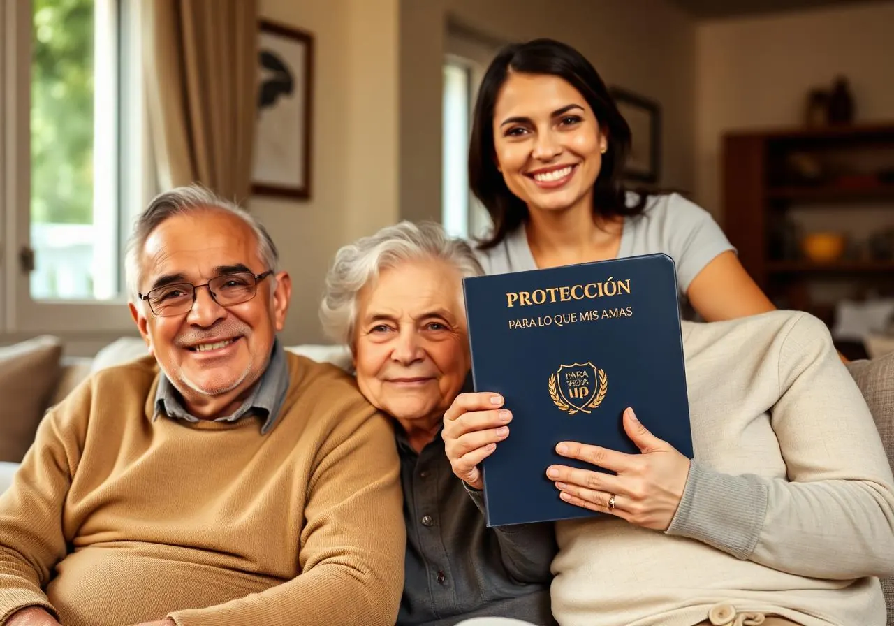 Familia latina preparando su protección